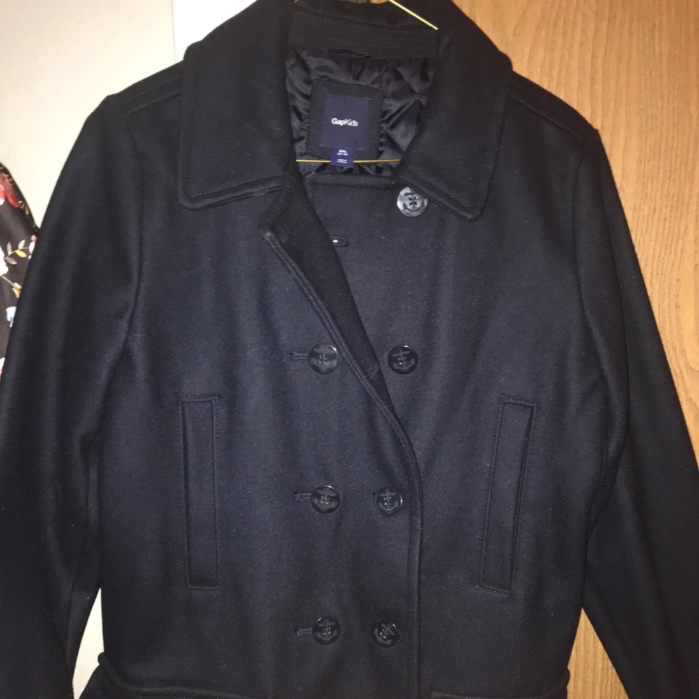 Girls XXL (14/16) Navy Blue GAP Pea Coat